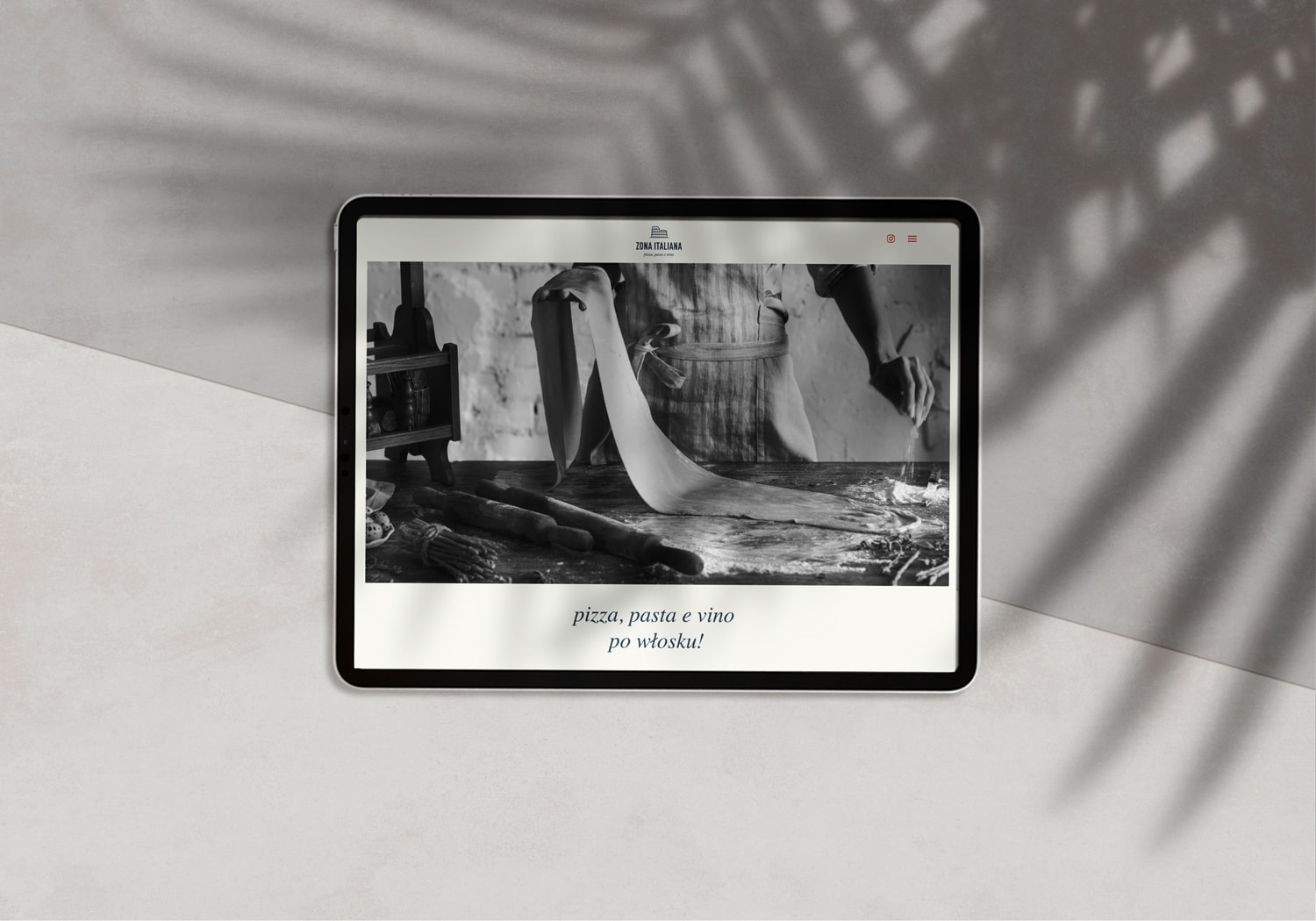 restaurant website design