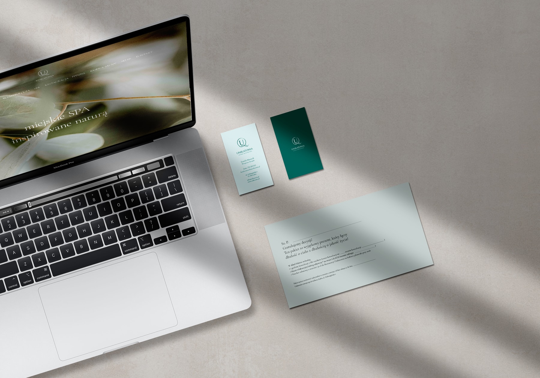 website design for a SPA